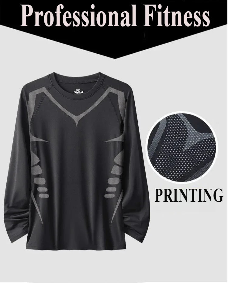 The Codex Men’s Sports Suit 2-3 Pcs Running Training Set Quick-Drying Fitness Jacket & Clothes Spring