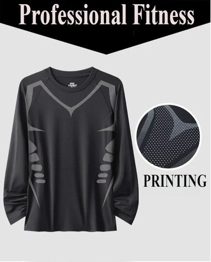 The Codex Men’s Sports Suit 2-3 Pcs Running Training Set Quick-Drying Fitness Jacket & Clothes Spring