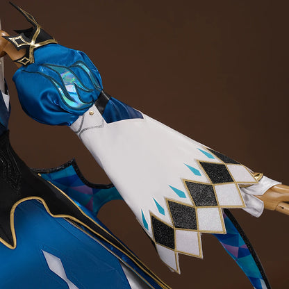 Honkai Star Rail Cerydra Cosplay Costume Wig Dress Uniform Crown Wings Headwear Halloween Party for Women Girls Carnival iCoser