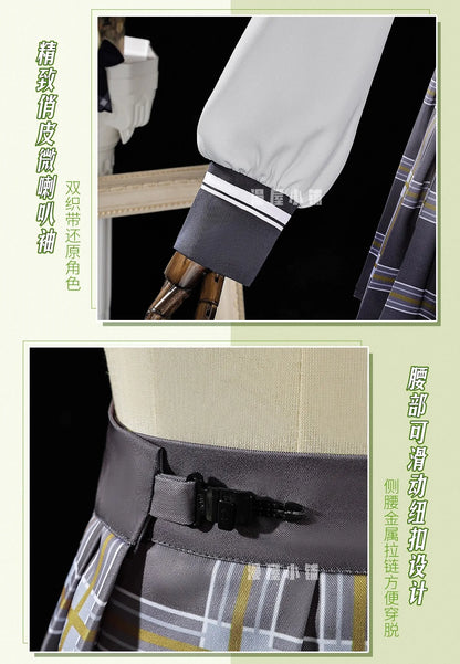 Honkai Star Rail Firefly Cosplay Costume Spring Missive Outfit JK Uniform Headwear Halloween Party Women Girls Carnival iCoser