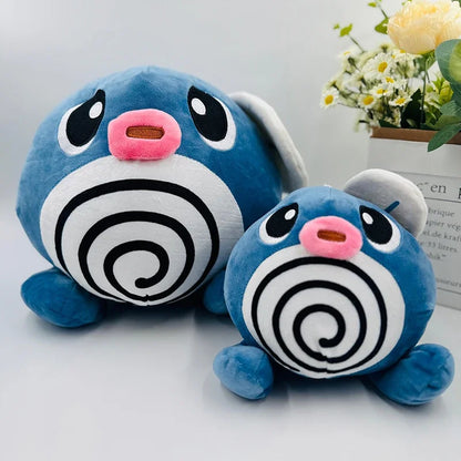 15/25cm Cartoon Poliwag Pokemon Plush Toys Poliwhirl Pokémon Plushie Ornament Kawaii Doll Stuffed Gift for Kid Birthday Xmas