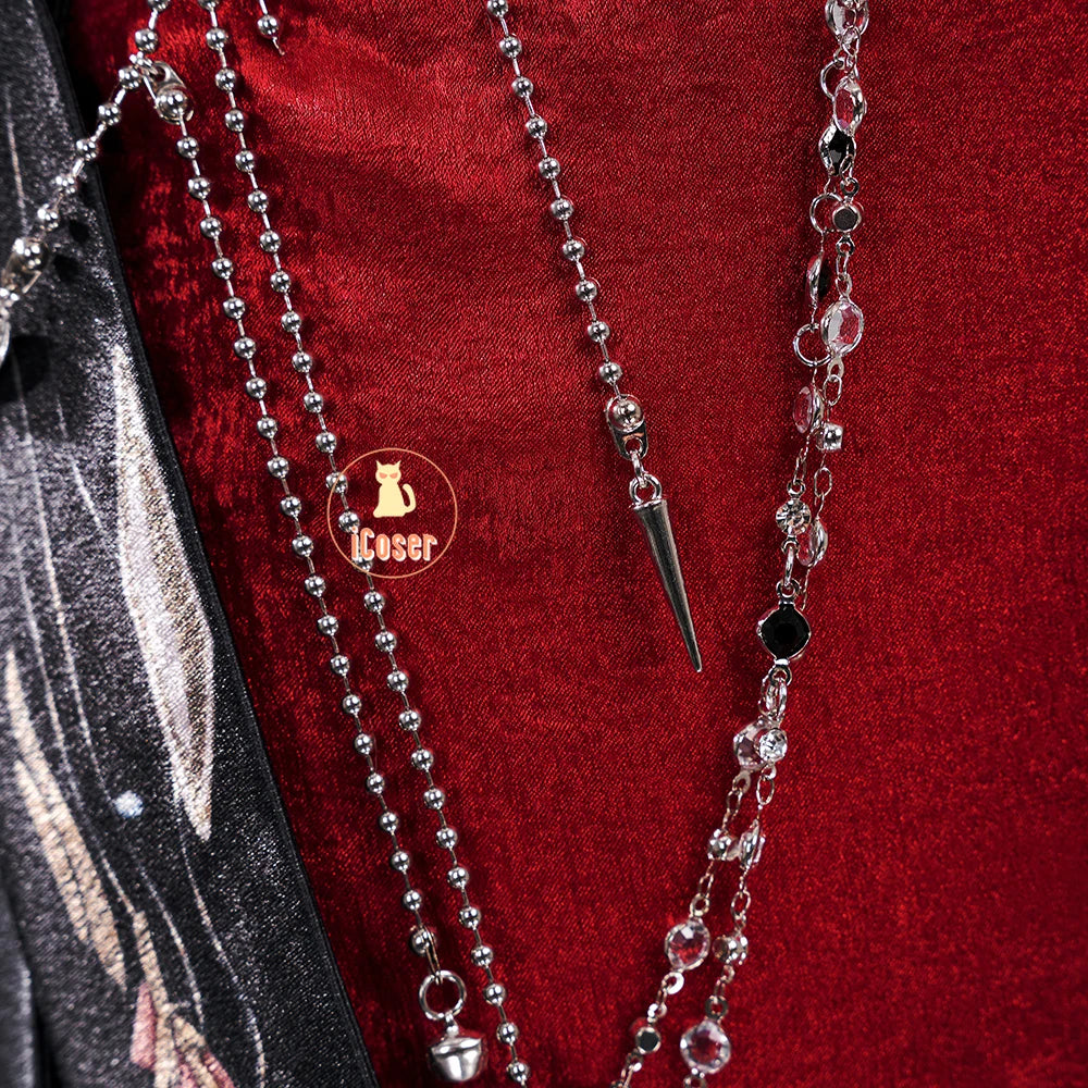 Love and Deepspace MC Cosplay Costume Midnight Waltz Red Dress Heroines New Skin Outfit Sylus Halloween Party for Women Girls