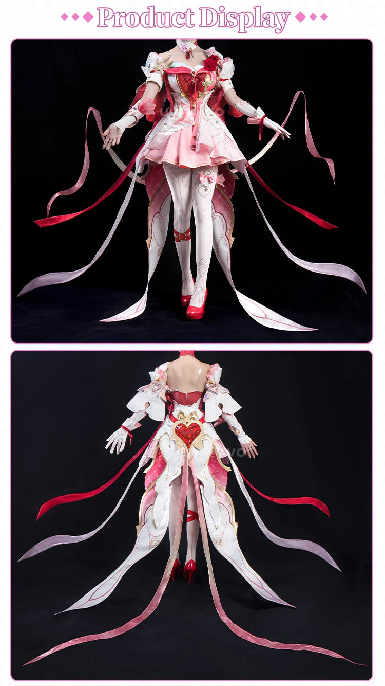 PRE SALE UWOWO Elysia Cosplay Game Honkai Impact 3: Elysia New Battlesuit "Hi♪ Love Elf" Cosplay Costume Halloween Costume