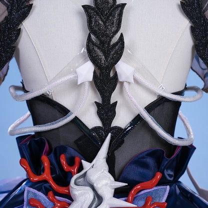 Honkai Star Rail Hysilens Cosplay Costume Wig Dress Headwear Amphoreus Festival Halloween Party for Women Girls Cos Props iCoser