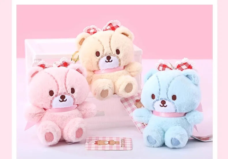 Anime Hello Kitty Cartoon Sanrio Tiny Chum Plush Toys Y2K New Mini Plush Doll Pendant Backpack Keychain Pendant Gift for Girls