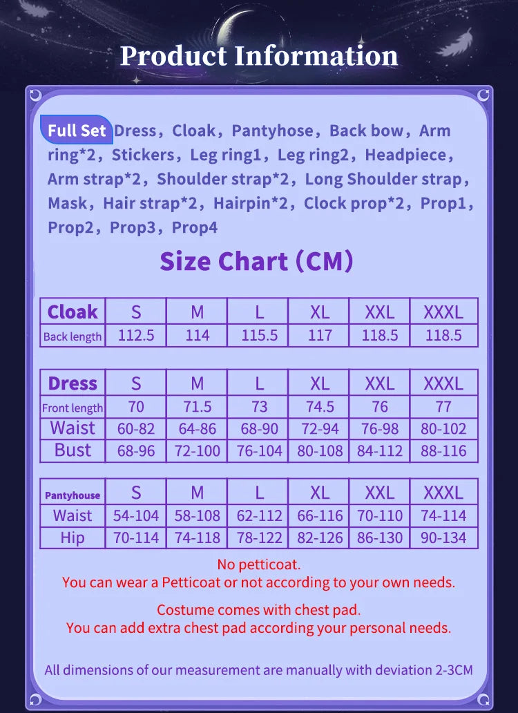 PRE SALE UWOWO Columbina Cosplay Game Genshin Impact Columbina 'Damselette' Snezhnaya Cosplay Costume Halloween Costume