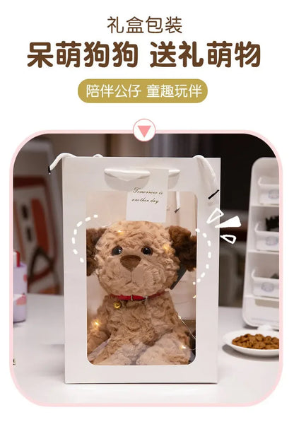 Cute Dog Plush Toy Soft Kawaii Puppy Doll Cartoon Animal Corgi Shiba Inu Pug Dog Stuffed Pillow Children Birthday Christmas Gift