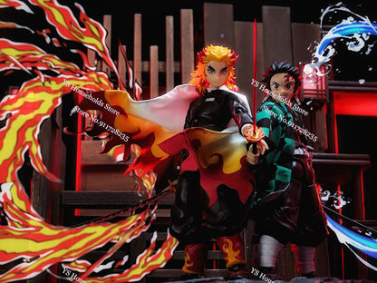 1/12 Rengoku Kyoujurou Anime Figure Mini Red White Cloak Toys Clothes Accessory For 6" Demon Slayer Shf Figma BUZZmod Soldier