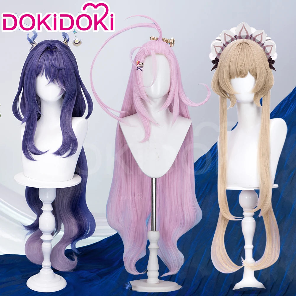 IN STOCK Lauma Aino Sandrone Wig Game Genshin Impact Cosplay Wig DokiDoki Nod-Krai Women Long Hair Free Wig Cap Halloween