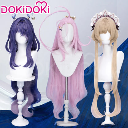 IN STOCK Lauma Aino Sandrone Wig Game Genshin Impact Cosplay Wig DokiDoki Nod-Krai Women Long Hair Free Wig Cap Halloween