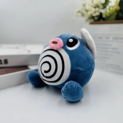 15/25cm Poliwag Pokemon Plush Toys Cartoon Poliwhirl Pokémon Plushie Ornament Kawaii Doll Stuffed Gift for Kid Birthday Xmas