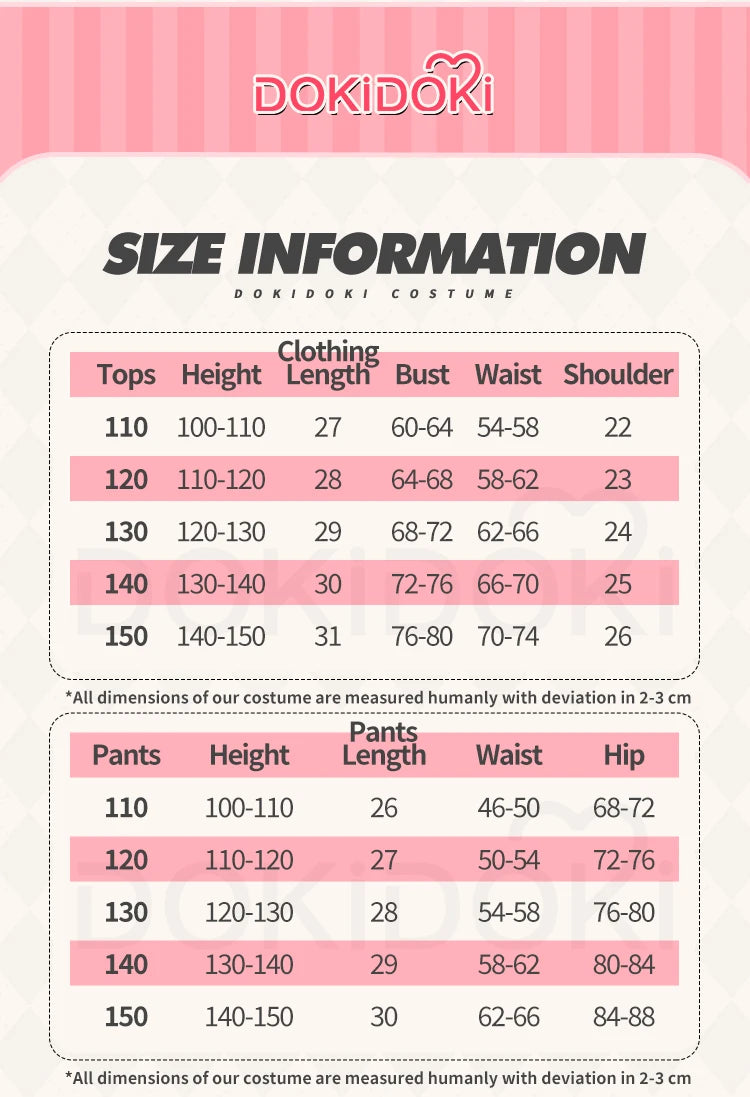 【Last Batch】IN STOCK Miraa Rumii Cosplay Costume【110-150】DokiDoki-N Halloween Family Girls Black Golden Suit Plus Size