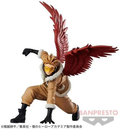 Bandai Original In Stock Banpresto The Amazing Heroes My Hero Academia Hawks Anime Figure Model Ornaments Boxed Toys