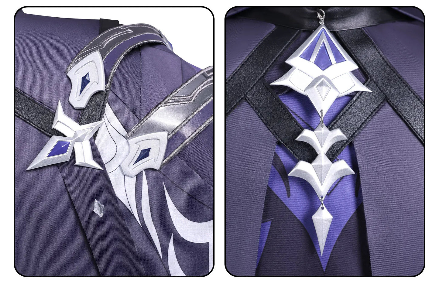 Genshin Impact Kyryll Chudomirovich Flins Cosplay Costume Wig Uniform Halloween Party for Women Men Carnival Role Play Outfit