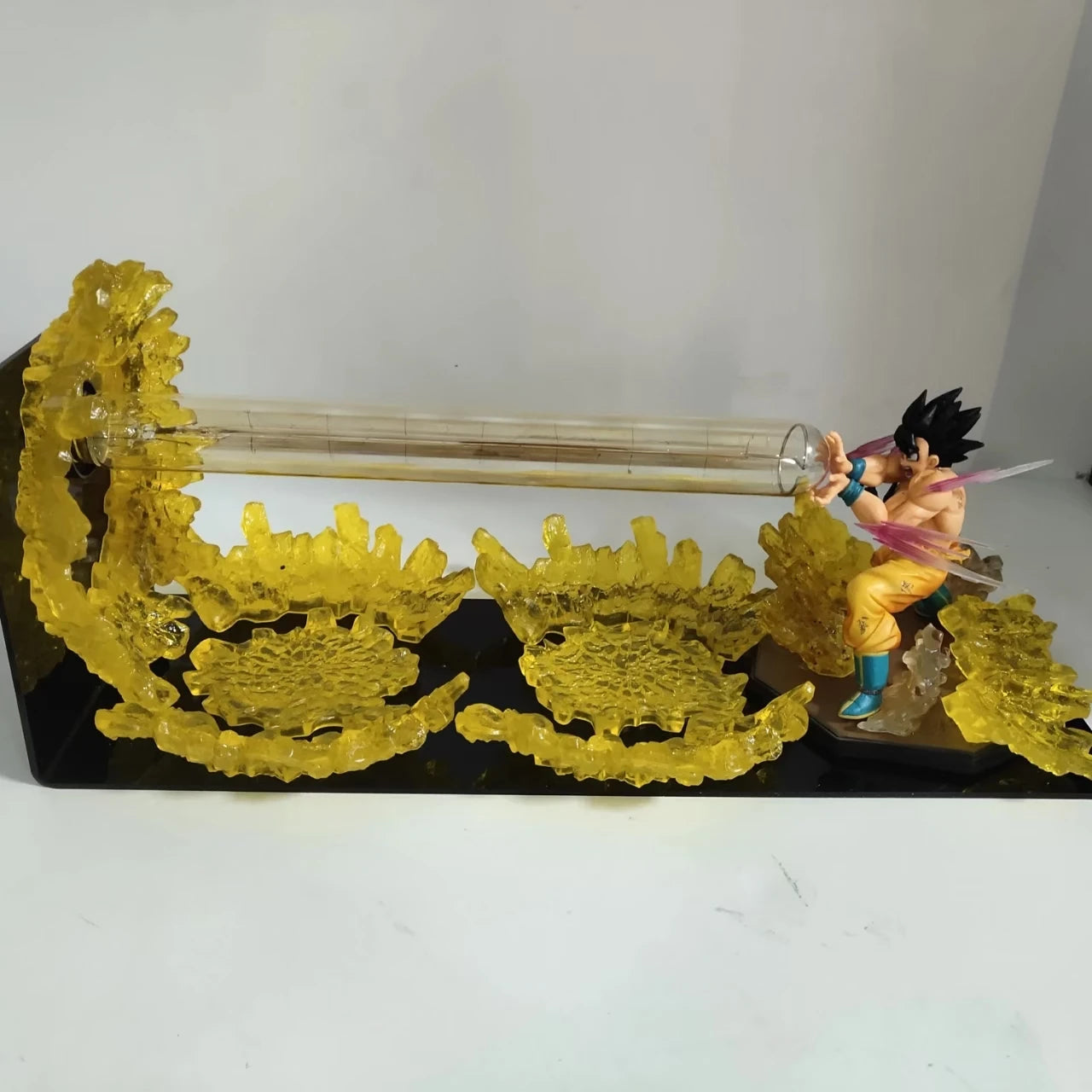 Dragon Ball Son Goku Kamehameha Anime Lamp DIY Led Bulb lamp Anime Figurine Action Model Figurine Toys PVC Collection Doll