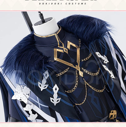 Captain Capitano Cosplay Costume Game Genshin Impact【XS-3XL】DokiDoki-N Halloween Costume Fatui Harbinger Plus Size