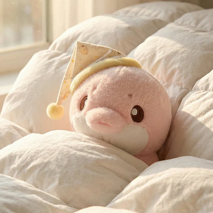 70cm Ocean Themed Decorative Pillow Chubby Dolphin and Seal Plushies Soft Toy Large Plush Sleeping Pillow Girl Boy Gift