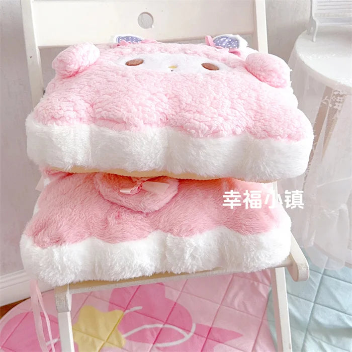 Sanrio My Melody My Sweet Piano Hello Kitty Round Square Plush Pillow Cute Cartoon Anime Home Decor Sofa Cushion Gifts For Girl