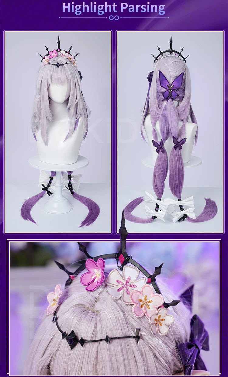 Castorice Cosplay Costume Game Honkai:Star Rail DokiDoki-R Women Castorice Purple Dress Cosplay HSR