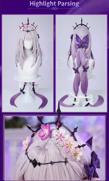Castorice Cosplay Costume Game Honkai:Star Rail DokiDoki-R Women Castorice Purple Dress Cosplay HSR