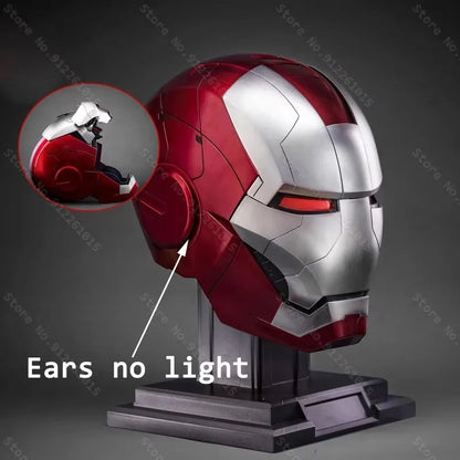 NEW Iron Man Helmet Mk5 Electric Voice Activated Control Wearable Mask 1:1 Automatic Opening Closing Model Figure Adult Toy Gift