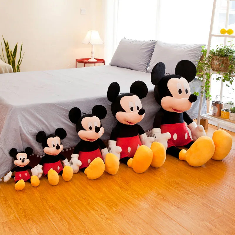 35-100cm Disney Couples Mickey Mouse Minnie Kawaii Plush Toys Children Gifts Plush Toys Doll Birthday Gift For Girlfriend Girls