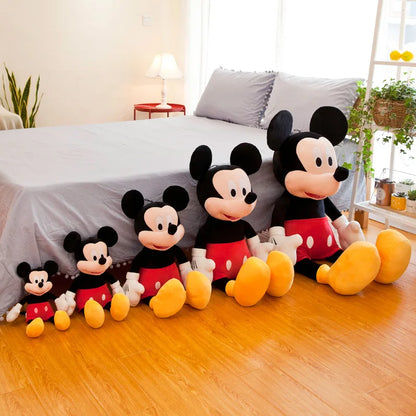 35-100cm Disney Couples Mickey Mouse Minnie Kawaii Plush Toys Children Gifts Plush Toys Doll Birthday Gift For Girlfriend Girls