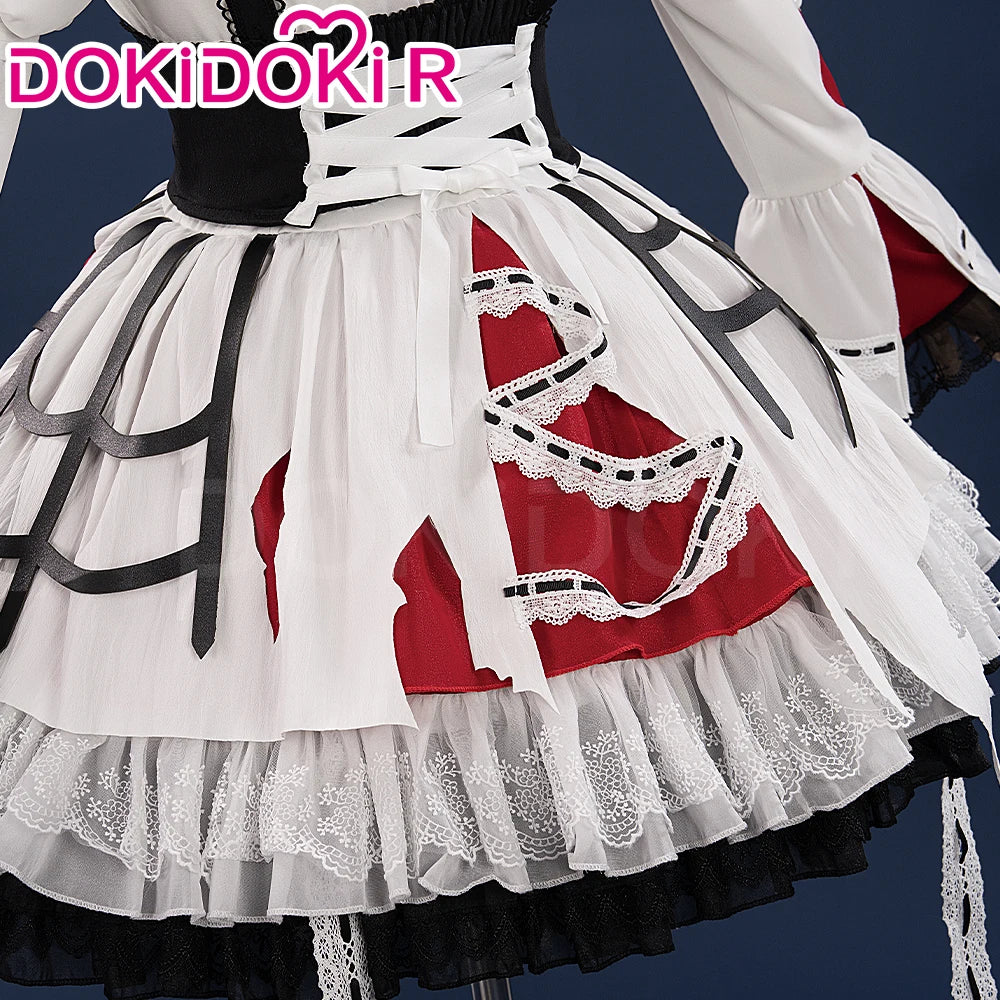 IN STOCK Akiyamaa Mizuki Mikuu Cosplay Costume Game Cosplay【XS-2XL】DokiDoki-R Women White Lolita Dress Mizu5 Cosplay Plus Size
