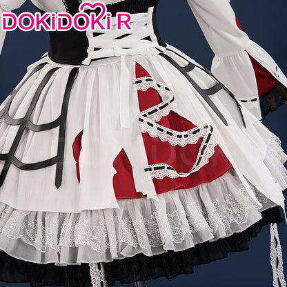 IN STOCK Akiyamaa Mizuki Mikuu Cosplay Costume Game Cosplay【XS-2XL】DokiDoki-R Women White Lolita Dress Mizu5 Cosplay Plus Size
