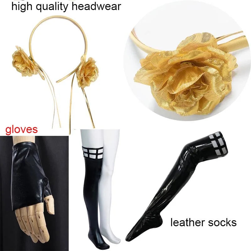 HOMCHEE TRENDS Yor Forger Cosplay Set Adult Cotton Polyester