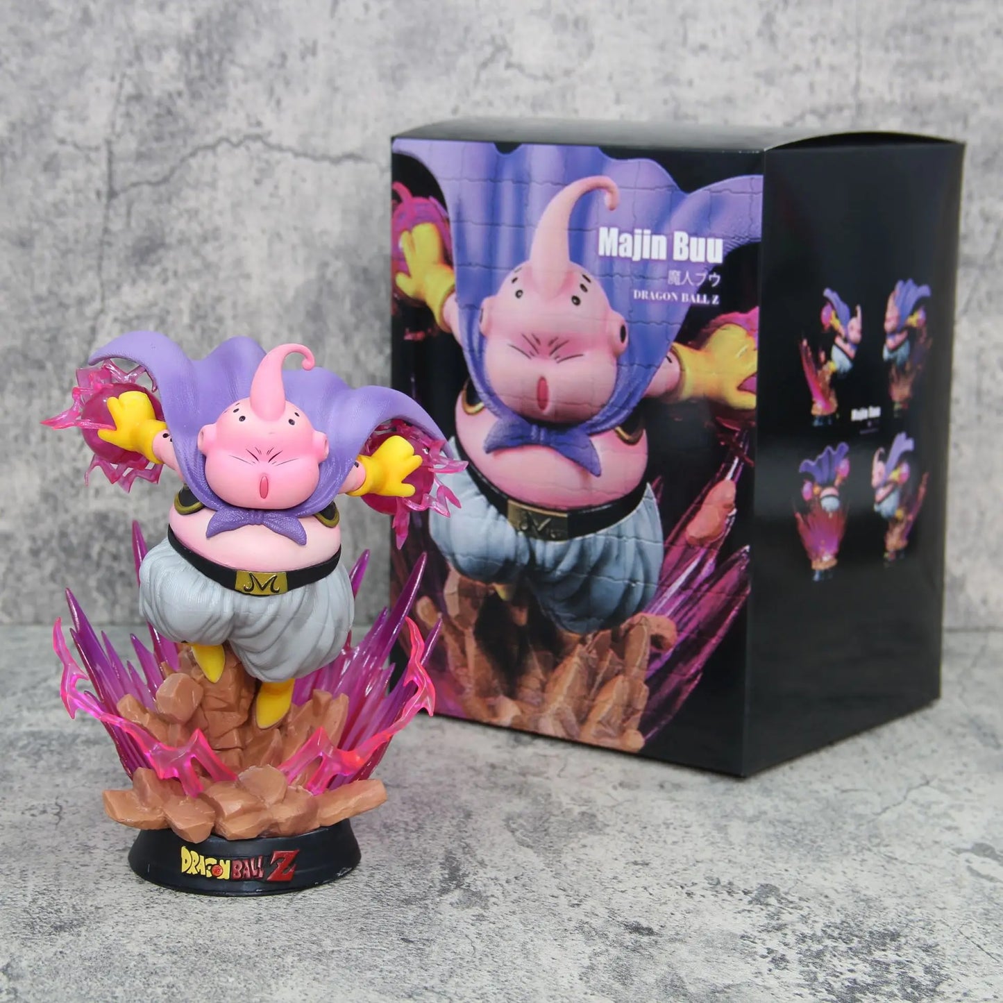 Dragon Ball Majin Buu Glowing Anime Statue - Pvc Collectible Figure Desktop Decoration Ornaments Kid Birthday Gift Toy 19cm