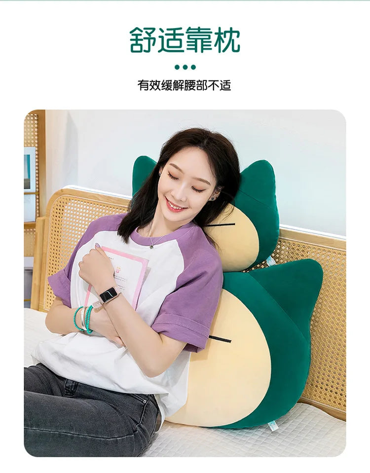 55/65/80CM Big Size Pokemon Snorlax‌ Plushies Kabigon Kawaii Cartoon Anime Plush Bolster Comfortable Soft Doll Children Gift