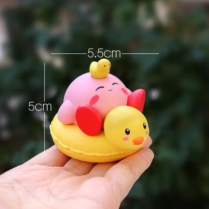 Hot 6Pcs/Set Star Kirby Anime Figure Toys with Kirby Cartoon PVC Cute Action Figure Doll Toy Gift