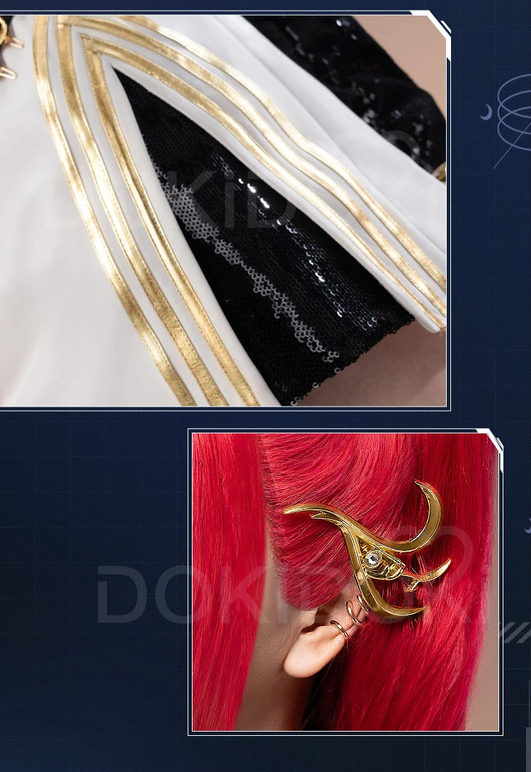 【Last Batch】IN STOCK Rumii Miraa Zoeyy Cosplay Costume【S-3XL】DokiDoki-SR Women Golden Costume Rumii Cosplay Suit Plus Size