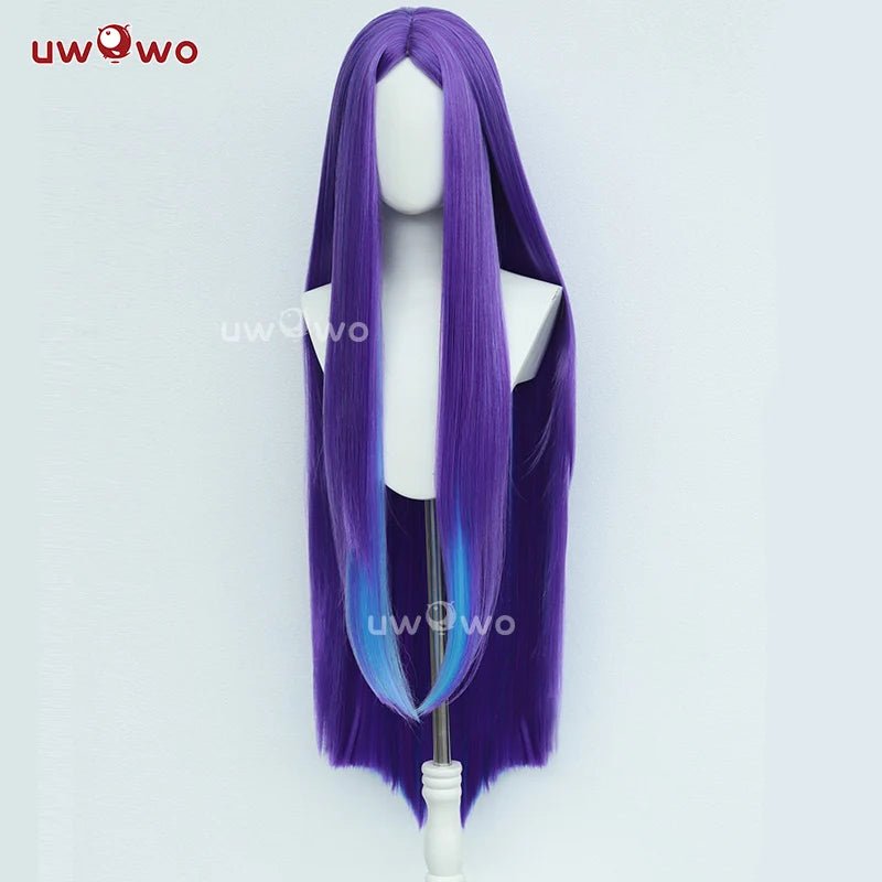 UWOWO Irelia Wig Game League of Legends/LOL: Spirit Blossom Irelia Cosplay Wig Long Hair Purple Wig Halloween Wig