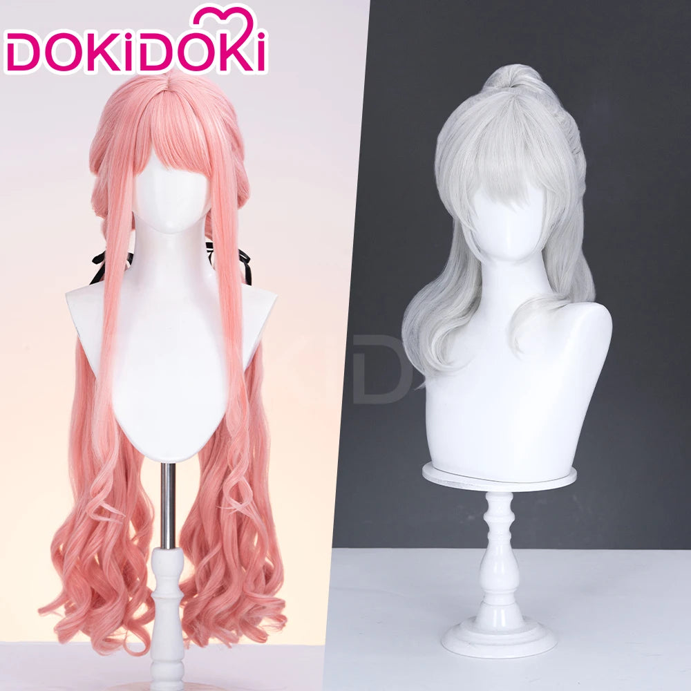 IN STOCK Nikki Cosplay Wig Game Infinity Nikki DokiDoki Women 80cm Long Pink Wig Nikki Cosplay Lolita Wig Free Cap