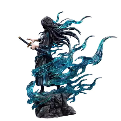 26cmpvcdemon Slayer Tokitou Muichirou Action Figure Anime Figure Gk Statue Model Toys Collection Doll Desktop Ornament Kids Gift