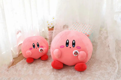 60cm Big Size Kirby Kawaii Cartoon Anime Plush Stuffed Doll Room Plushies Pillow Ornaments Cute Peluche Children's Holiday Gifts