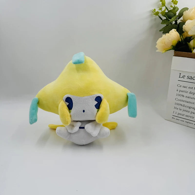 30cm Jirachi Pokemon Plush Toys Anime Cartoon Wishing Star Pokémon Plushie Kawaii Doll Stuffed Gift for Kids Birthday Xmas