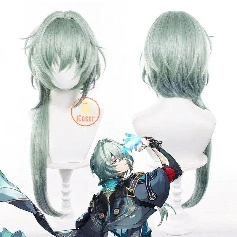 iCoser Honkai Star Rail Anaxa Cosplay Costume Wig Uniform Outfit Anaxagoras Grove of Epiphany Amphoreus Halloween for Women Men