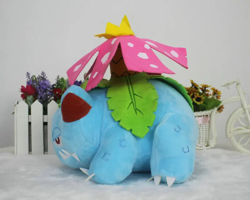 Pokemon Venusaur Plush Toy Cute Cartoon Doll Anime Soft Pokémon Soft Plushie Pillow Stuffed Home Decoration Gift for Children