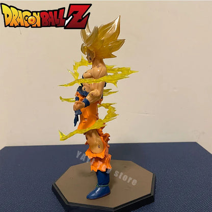 Hot Dragon Ball  Son Goku Super Saiyan Anime Figure 16cm Goku DBZ Action Figure Model Gifts Collectible Figurines for Kids