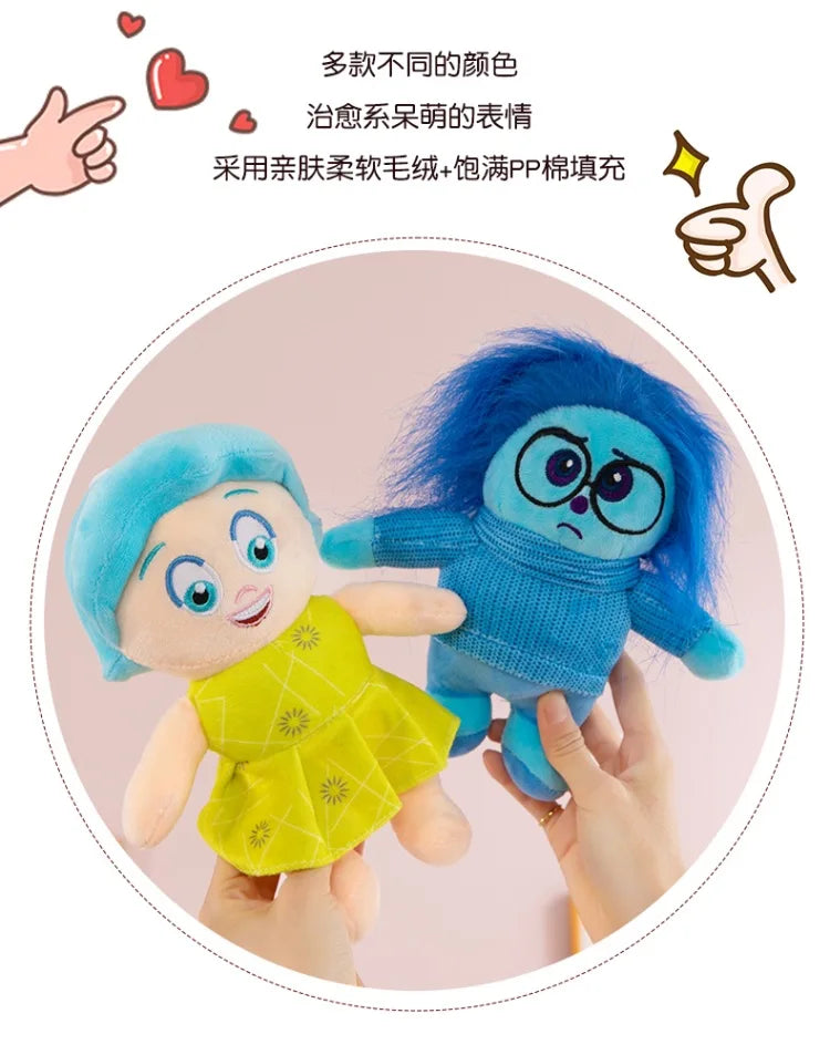 New Inside Out 2 Plush Anxiety Doll Cute Joy Fear Anger Disgust Sadness Riley Plushish Toys Collection Model Toy Birthday Gift