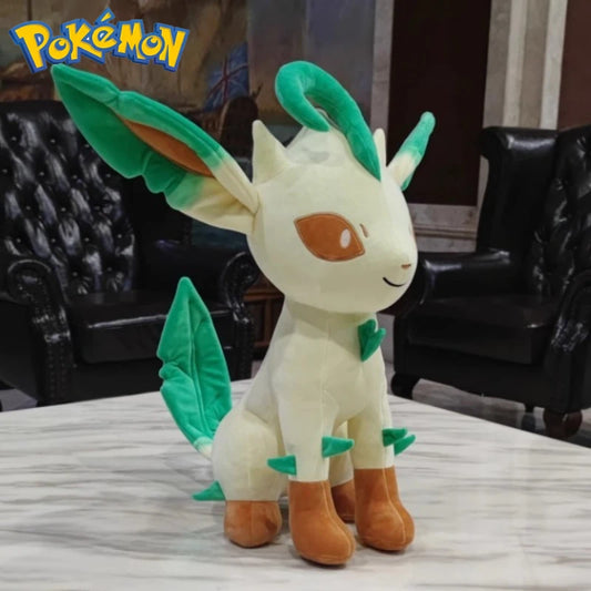 50CM Pokemon Plushies Leafeon Cartoon Anime Stuffed Pocket Monster Kawaii Ornament Comfortable Soft Doll Children's Toys Gift