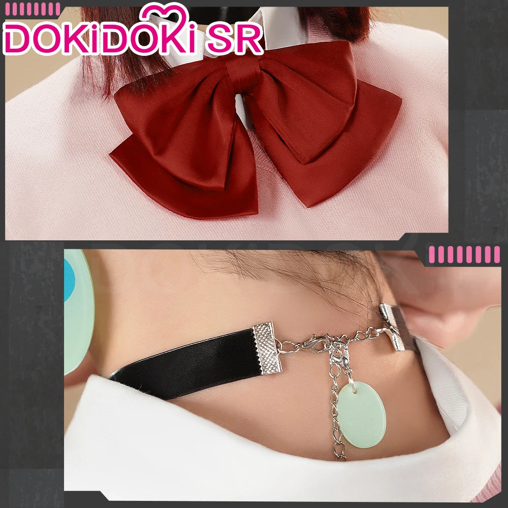 IN STOCK Ayase Momo Cosplay Costume Anime Dandadan DokiDoki-SR Women Uniform JK DAN DA DAN Momo Ayase Okarun Costume Halloween