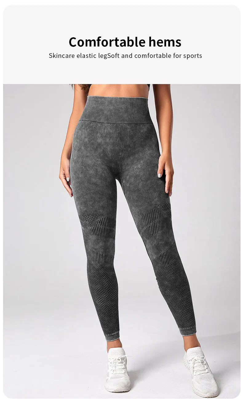 Women Seamless High Waist Leggings for Fitness Yoga Scrunch Butt Sport Tights Gym Workout Pantalones Elastic