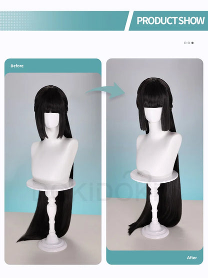 IN STOCK Hoshimi Miyabi Cosplay Costume Game Zenless Zone Zero Cosplay DokiDoki-SR Hoshimi Miyabi Cosplay Wig Women Halloween