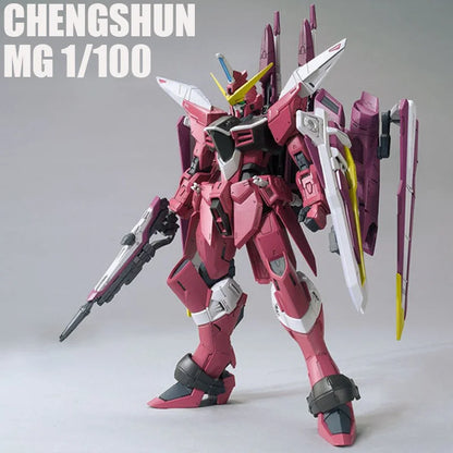 In Stock CHENGSHUN JUSTICE MG 1/100 Assembly Model Kit Action Figure Robot Collection SEED Plastic Model Hobby Toy Gift