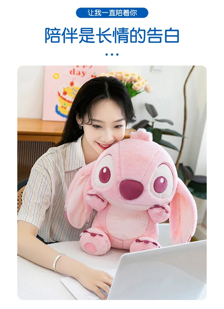 30/40/60cm Big Size Stitch Disney Anime Plush Stuffed Doll Kawaii Room Decoration Plushies Pillow Ornaments Holiday Gifts