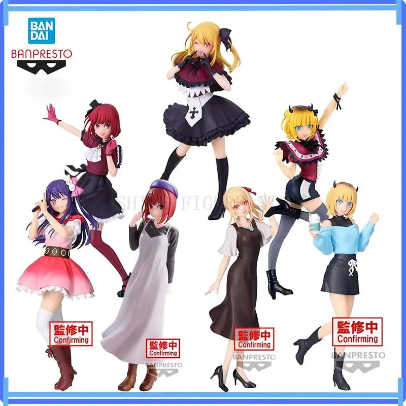 Bandai Original In Stock OSHI NO KO Hoshino Ai Hoshino Rubii Arima Kana Ver. Anime Action Figuresmodel Boxed Toys Girls Gifts